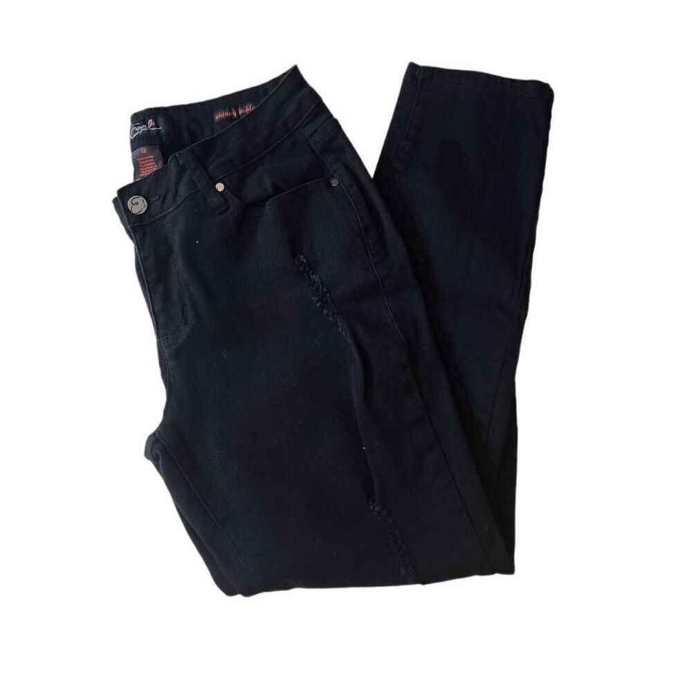 Earl Jeans Black Skinny Ankle Jeans‎ Size 12